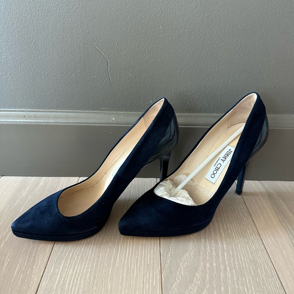 Jimmy Choo Suede Heels - Picture 3 of 4